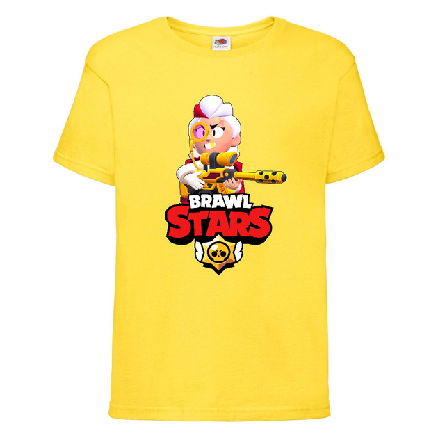 Футболка дитяча Brawl Stars Belle Gold (Бравл Старс Белль Золота) жовта ...