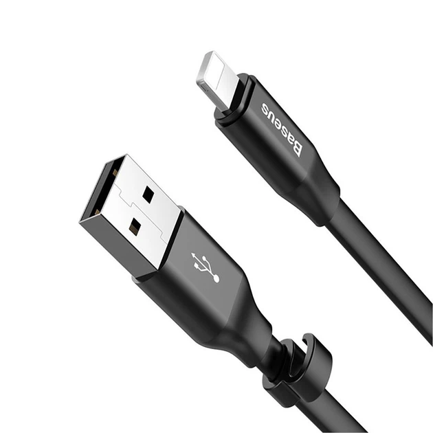 Кабель Baseus Nimble Micro to Lightning 0.23 м Black (CALMBJ-01) - Фото 2 Кабель Baseus Nimble Micro to Lightning 0.23 м Black (CALMBJ-01) - изображение 2