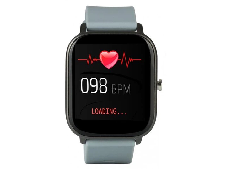 Смарт-часы Globex Smart Watch Me Grey; 1.4" (240х240) IPS сенсорный / Nordic nRF52832 / Bluetooth 4.0 / GPS / 43 х 37 х 9 мм, 46 г / IP67 / 170 мАч / серый - зображення 2