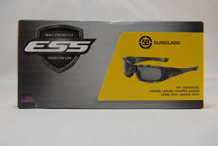 Окуляри захисні балістичні ESS 5B Reaper Woods Frame Smoke Gray Lenses(EE9006-12) - изображение 2