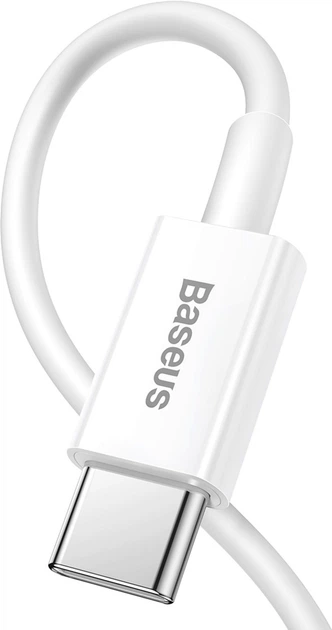 Кабель Baseus Superior Series Fast Charging Type-C до Lightning PD 20W 1 м White (CATLYS-A02) - зображення 3