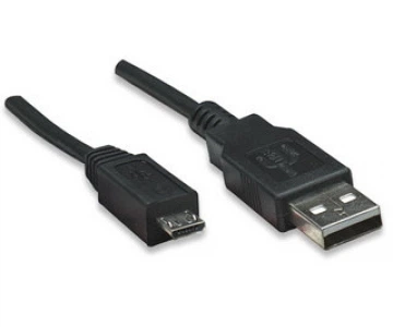 Кабель Atcom USB - micro USB V 2.0 (M/M), 0.8 м, чорний (9174) пакет - Фото 2 Кабель Atcom USB - micro USB V 2.0 (M/M), 0.8 м, чорний (9174) пакет - зображення 2