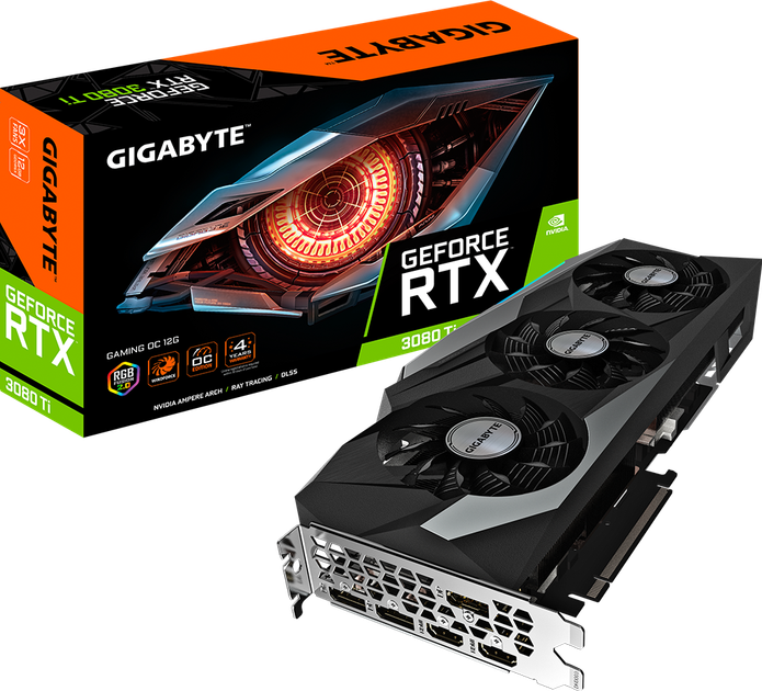 Видеокарта Gigabyte PCI-Ex GeForce RTX 3080 Ti Gaming OC 12GB