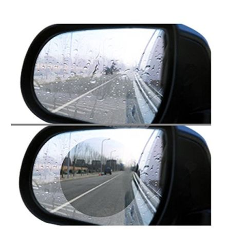 Защитная пленка Optima Антидождь на боковые зеркала авто 95*95mm (2шт) - изображение 2