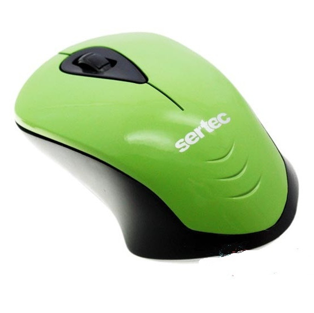 Мышка "Sertec" SW-2219 Green (беспроводная) - изображение 1
