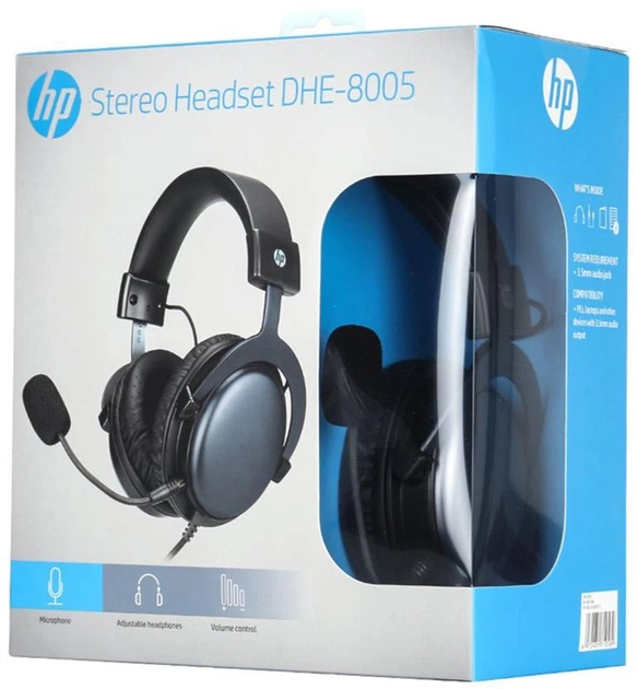 Słuchawki HP DHE-8005 Gaming Black (9NG18AA) - obraz 6