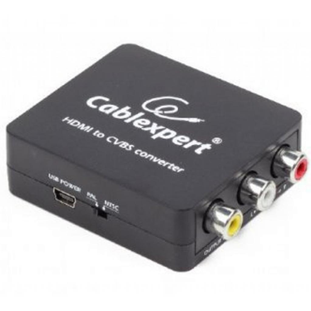Конвертор HDMI to 3 x RCA Cablexpert (DSC-HDMI-CVBS-001) - изображение 1