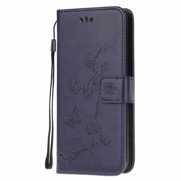Чохол-книжка з малюнком UniCase Butterfly Pattern для Xiaomi Redmi Note 8 Pro - Dark Purple - зображення 2