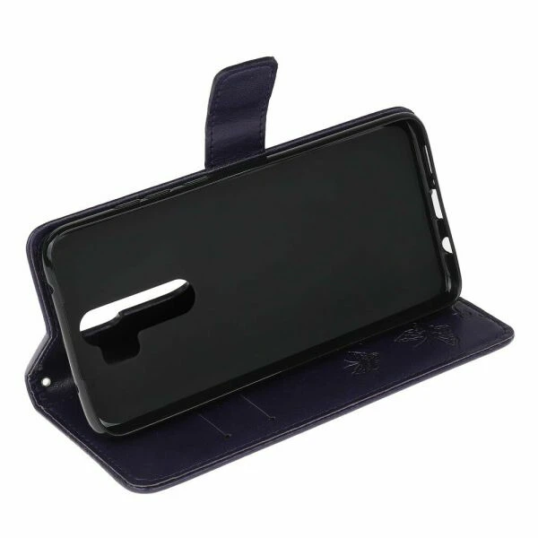 Чохол-книжка з малюнком UniCase Butterfly Pattern для Xiaomi Redmi Note 8 Pro - Dark Purple - зображення 4