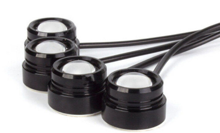Орлиный глаз на двухстороннем скотче Led ДХО Autoexpect БЕЛЫЙ 12V (10822) - изображение 3