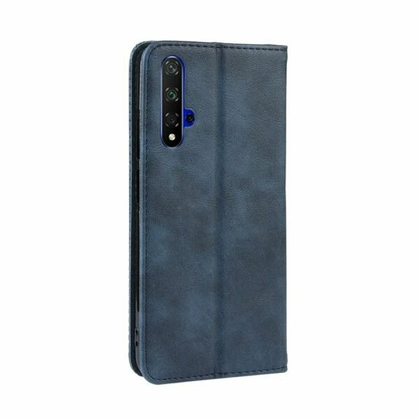 Чехол-книжка Deexe Retro Style для Huawei Honor 20 / Nova 5T - Dark Blue - изображение 6