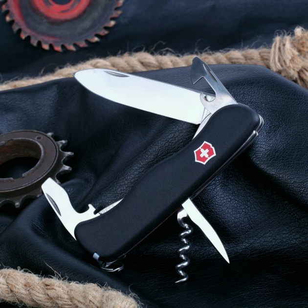 Швейцарський мультиінструмент Victorinox Picknicker Чорний 0.8353.3 - зображення 1