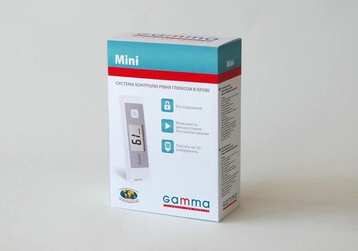 Глюкометр Гамма Міні - Gamma Mini + 50 тест-смужок - зображення 2