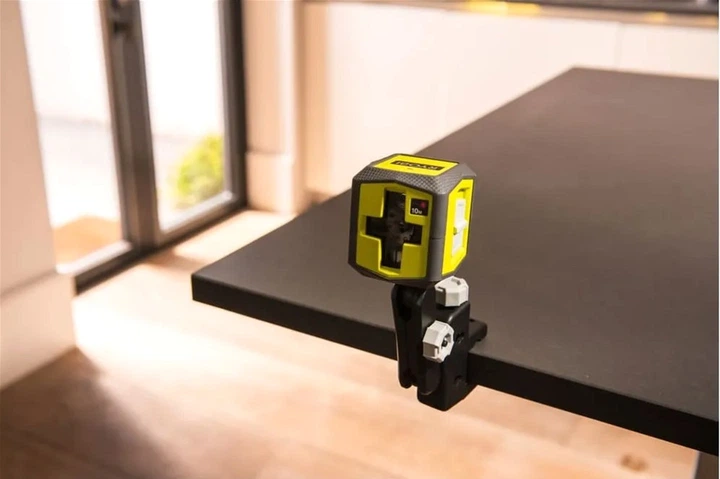 Нівелір лазерний Ryobi RBCLLR1 до 10 м, перехресний, червоний промінь (5133004863) - Фото 7 Нівелір лазерний Ryobi RBCLLR1 до 10 м, перехресний, червоний промінь (5133004863) - зображення 7