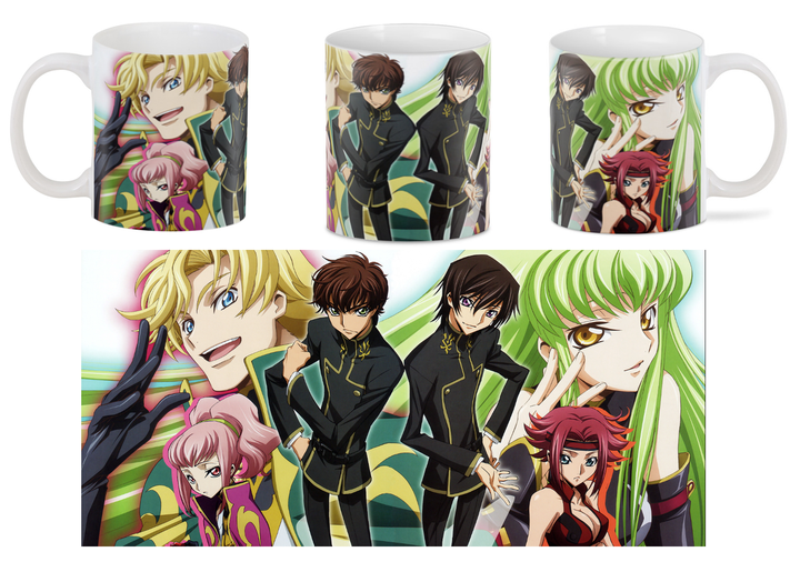 Кухоль GeekLand Код Гіас Code Geass Лелуш Ламперуж з іншими героями ( 21456 ) - Фото 1 Кухоль GeekLand Код Гіас Code Geass Лелуш Ламперуж з іншими героями ( 21456 ) - изображение 1