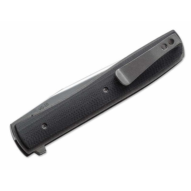 Нож складной Boker Plus Urban Trapper (длина: 196мм, лезвие: 86мм), черный, G10 - изображение 2