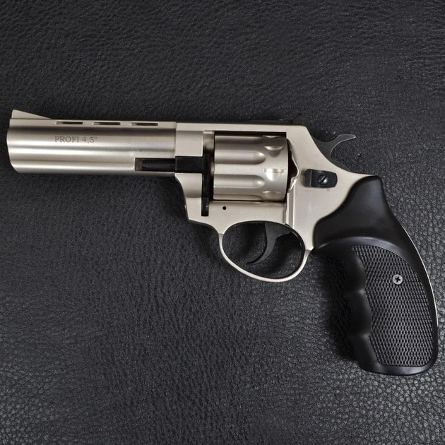 Револьвер под патрон флобера PROFI (4.5", 4.0мм), сатин-пластик - изображение 2