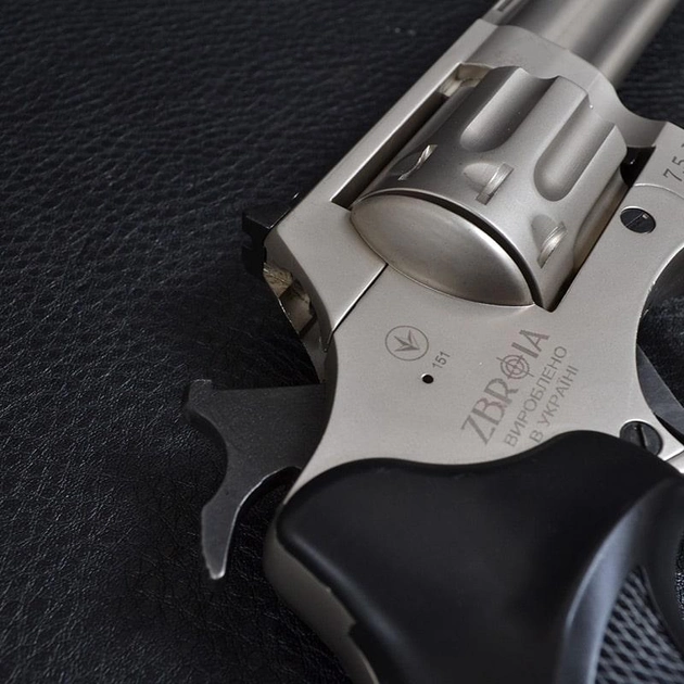 Револьвер під патрон флобера PROFI (4.5", 4.0 мм), сатин-пластик - зображення 8
