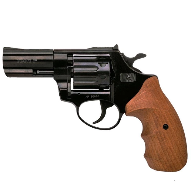 Револьвер під патрон флобера PROFI (3.0", 4.0 мм), ворон-бук - зображення 1