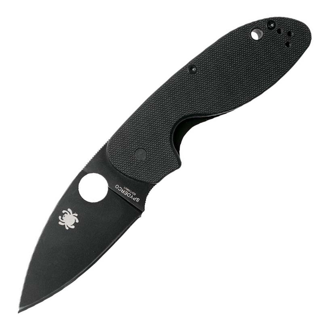 Ніж складаний Spyderco Efficient (довжина 180мм, лезо: 76мм, чорне), чорний - зображення 1