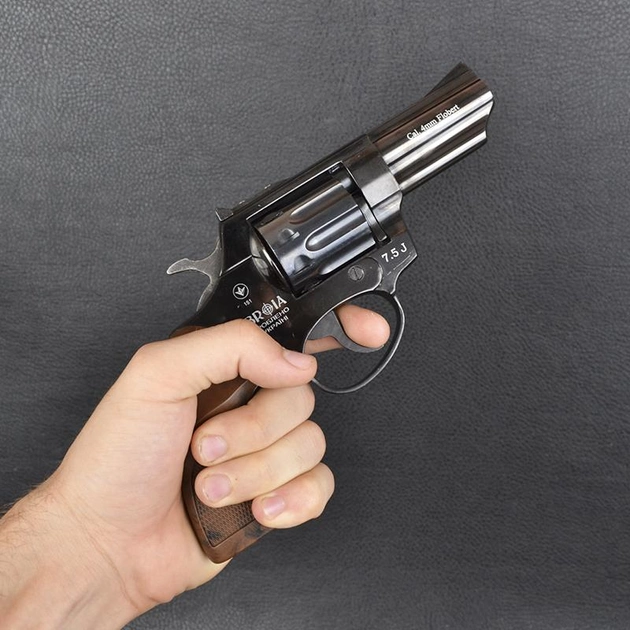 Револьвер під патрон флобера PROFI Pocket Compact (3.0", 4.0 мм), ворон-пластик - зображення 9