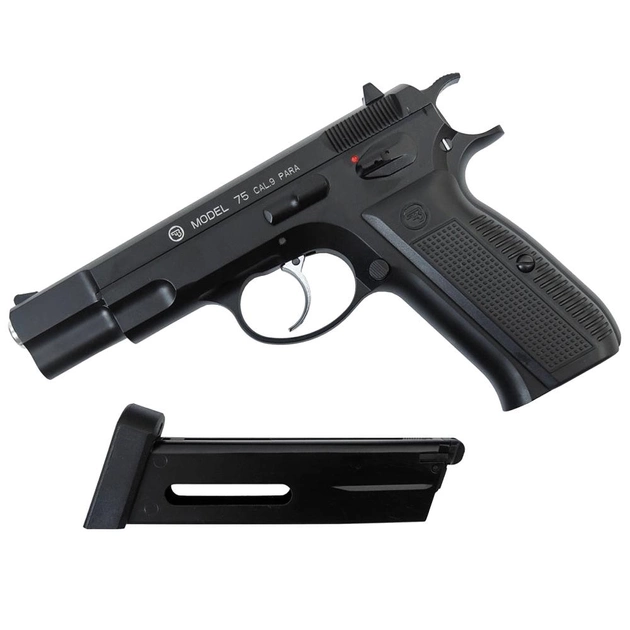 Пистолет пневматический ASG CZ 75 Blowback (4,5mm), черный - изображение 2