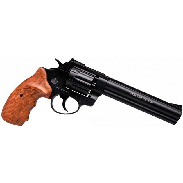Револьвер под патрон Флобера Stalker (6", 4.0mm), ворон-коричневый - изображение 2