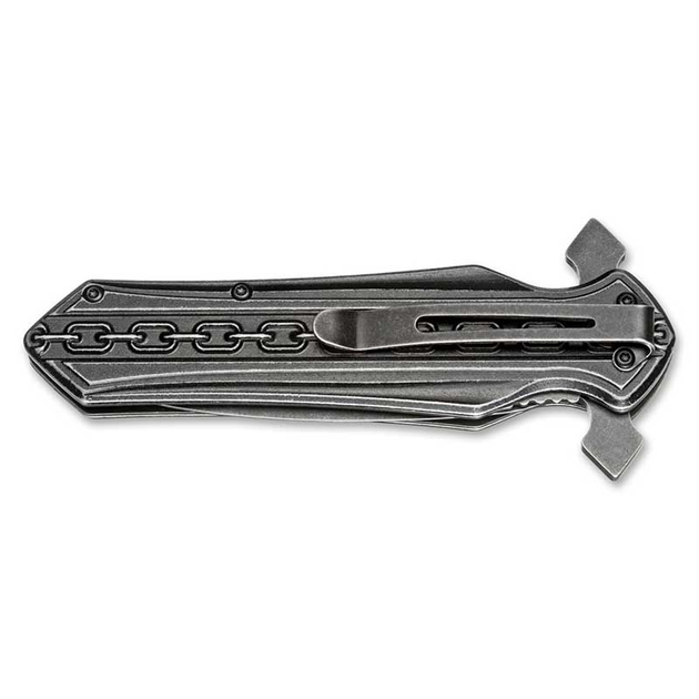 Ніж складаний Boker Magnum Chain Breaker (довжина: 207мм, лезо: 87мм), сірий - зображення 2