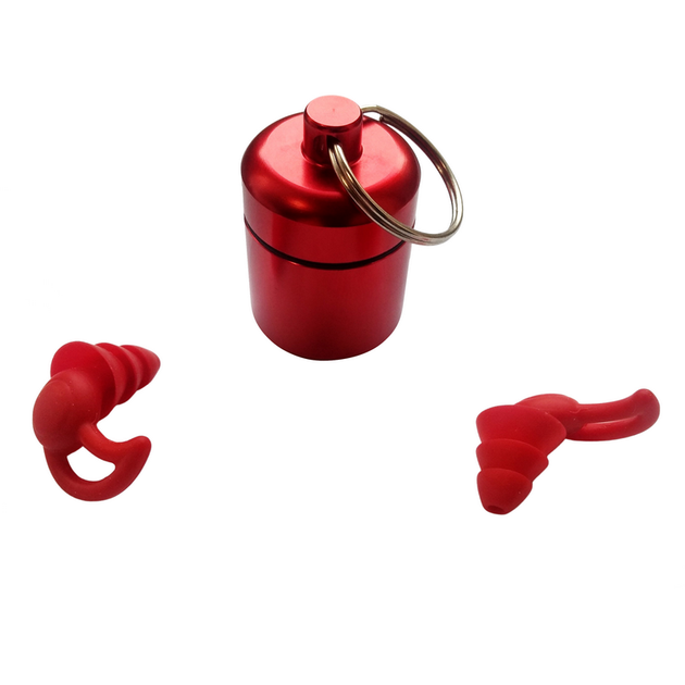 Беруші для стрільби тактичні, стрілецькі пасивні Tactical ProPlugs Red 3 flange (123531) - зображення 13