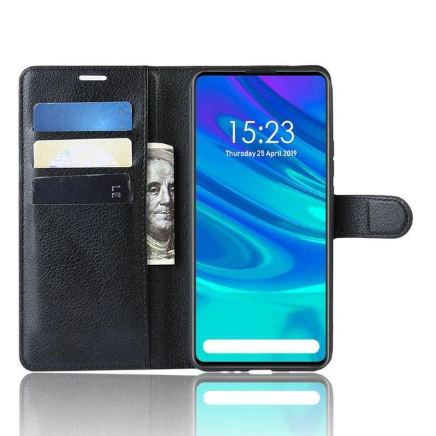 Чехол Luxury для Honor 9X книжка черный - изображение 2