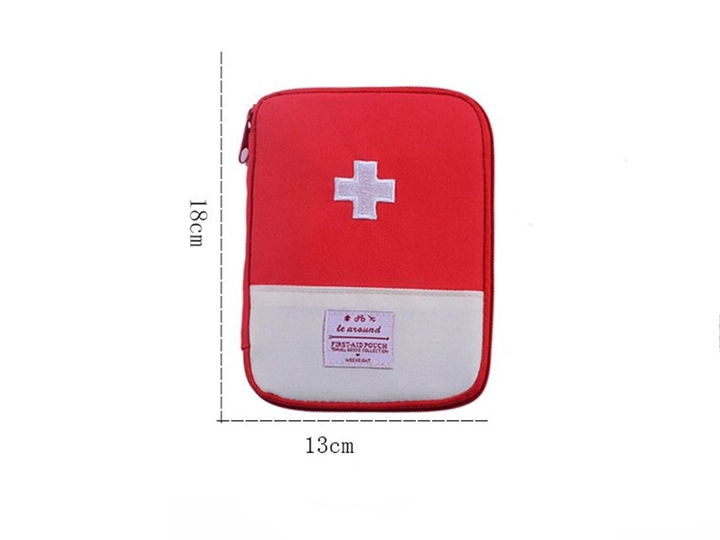 Сумка для набору першої допомоги BauTech Аптечка для кемпінгу 18 см Червоний (1009-118-01) - зображення 2