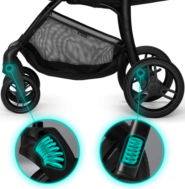 Прогулянкова коляска KinderKraft Cruiser Black (158728) - зображення 5