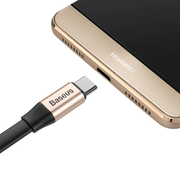 Кабель USB Baseus Nimble Type-C Portable Cable 23CM Gold (CATMBJ-0V) - Фото 3 Кабель USB Baseus Nimble Type-C Portable Cable 23CM Gold (CATMBJ-0V) - зображення 3