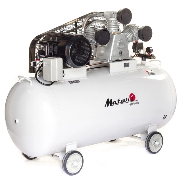 Компресор Matari M740F55-3 ремінний 5.5 кВт - зображення 2