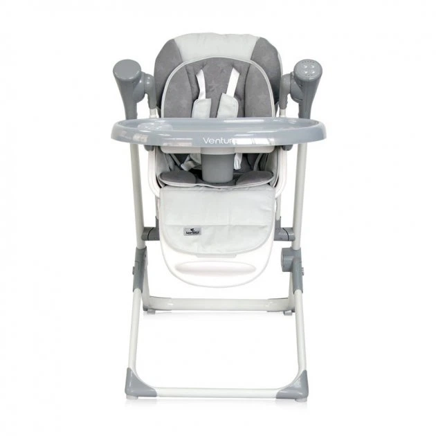 Стільчик-гойдалка для годування 2 в 1 Lorell Kids Ventura-1 регульована спинка та висота з 2 іграшками Сірий (10100302147-LR) - Фото 1 Стільчик-гойдалка для годування 2 в 1 Lorell Kids Ventura-1 регульована спинка та висота з 2 іграшками Сірий (10100302147-LR) - зображення 1