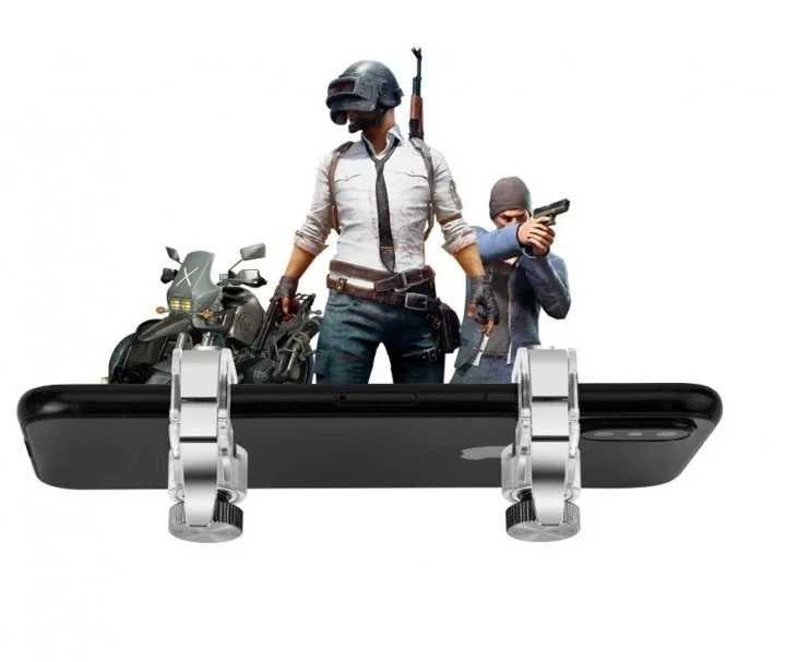 Геймпад тригери-курки PUBG GamePro R11 для смартфона (набір з 2) Сріблястий (90460yop) - Фото 5 Геймпад тригери-курки PUBG GamePro R11 для смартфона (набір з 2) Сріблястий (90460yop) - зображення 5