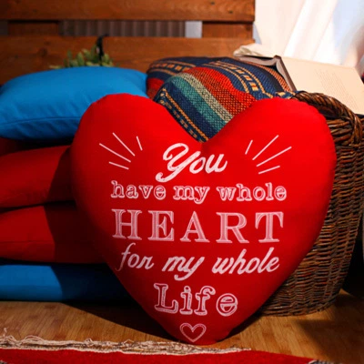 Подушка сердце You have my whole heart for my whole life 57x57 см - изображение 2