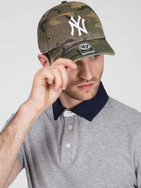 Кепка мужская 47Brand Clean Up New York Yankees B-CARGW17GWSNL-CMA Хаки (192309222662) - изображение 5