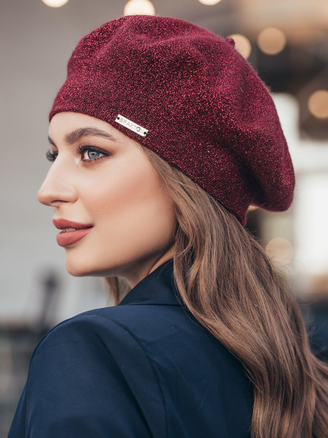 Берет Dressa 40257 One Size Бордовый (2000005365454_D) – в интернет ...