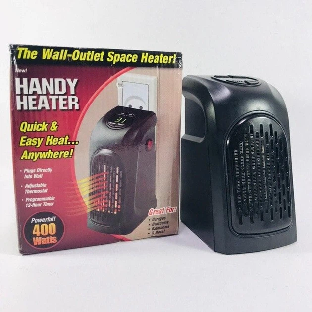 Портативный электрический Тепловентилятор Levand Handy Heater с Керамическим элементом 400W - изображение 13