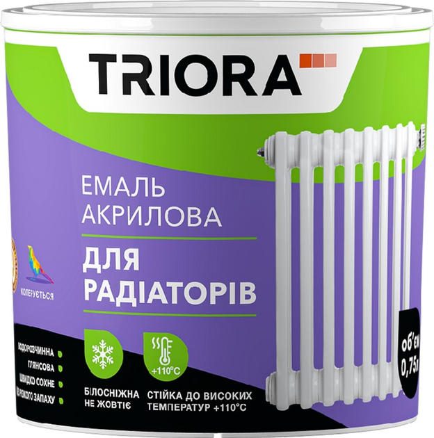 Эмаль TRIORA акриловая для радиаторов отопления 400 мл (4823048017719 .
