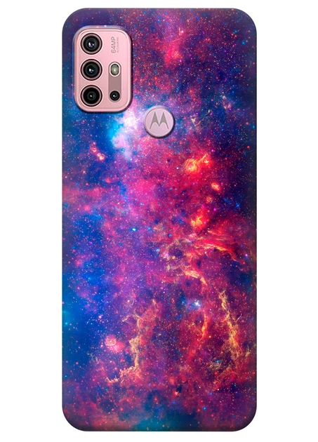 Силиконовый чехол ПринтОК для Motorola G30 - Космос - Фото 1 Силиконовый чехол ПринтОК для Motorola G30 - Космос - изображение 1
