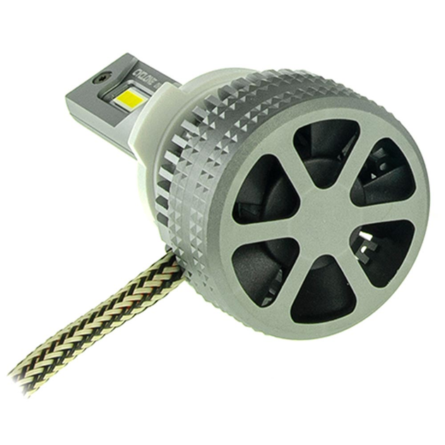 Светодиодная лампа LED Cyclone HB4 (9006) 6000k 12000Lm Cree 50w 12v ...