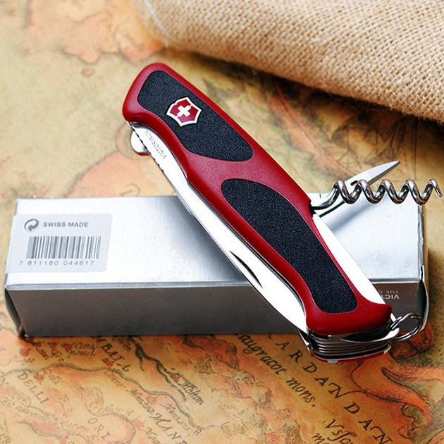 Ніж Victorinox Delemont, RangerGrip 74, 130 мм 0.9723.C (Vx09723.C) - зображення 2