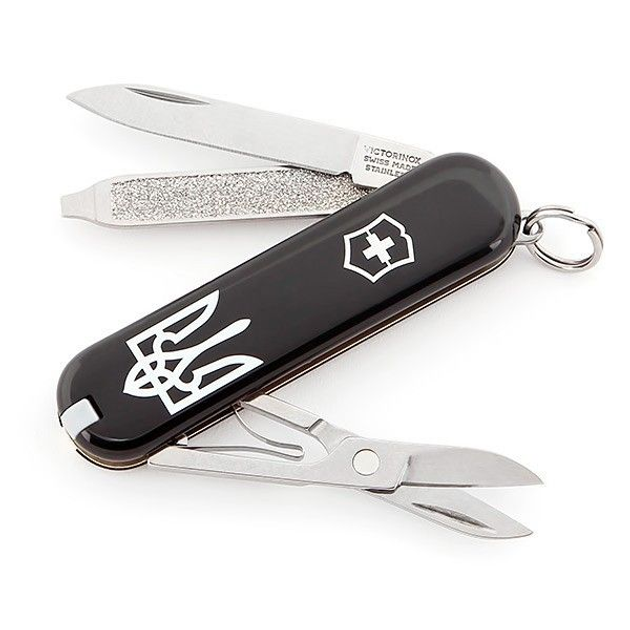 Ніж Victorinox Classic Sd Ukraine чорний (Vx06223.3R1) - зображення 1