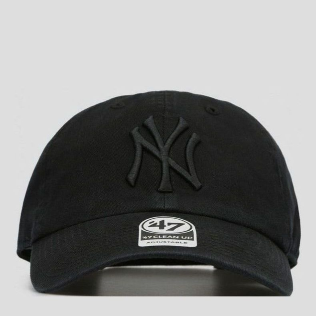 Кепка 47Brand Clean Up Ny Yankees B-RGW17GWSNL-BKF Чорна (190182525962)