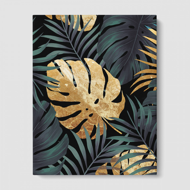 Картина Golden leaf 30x40 см (P0422) - Фото 2 Картина Golden leaf 30x40 см (P0422) - изображение 2