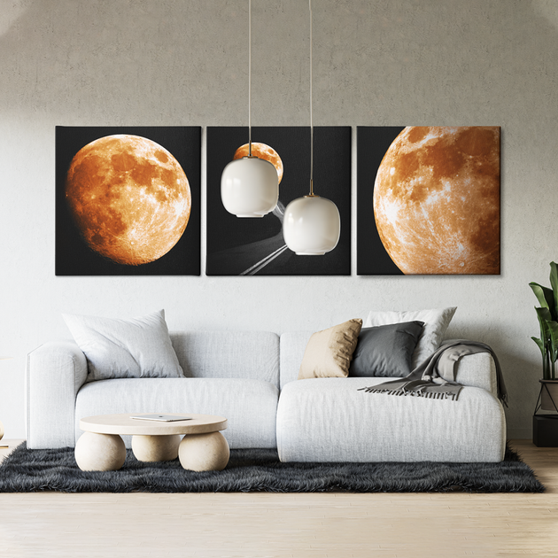 Модульная картина из трех частей Дорога на Марс 111x35 см (MK322401) - Фото 5 Модульная картина из трех частей Дорога на Марс 111x35 см (MK322401) - изображение 5