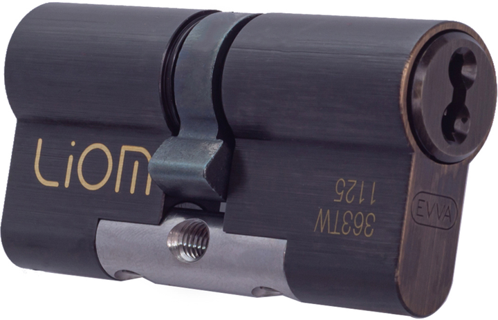 Серцевина EVVA 4KS DZ 31/41 PB 3 ключі Бронзова (000007221) - зображення 1