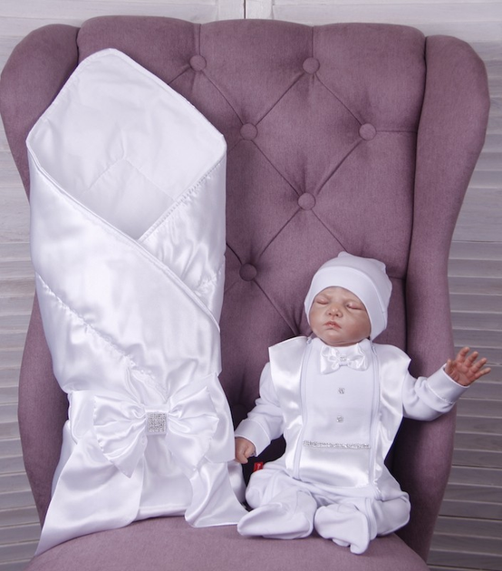 Летний набор на выписку из роддома Brilliantbaby Willy белый 56 от ...